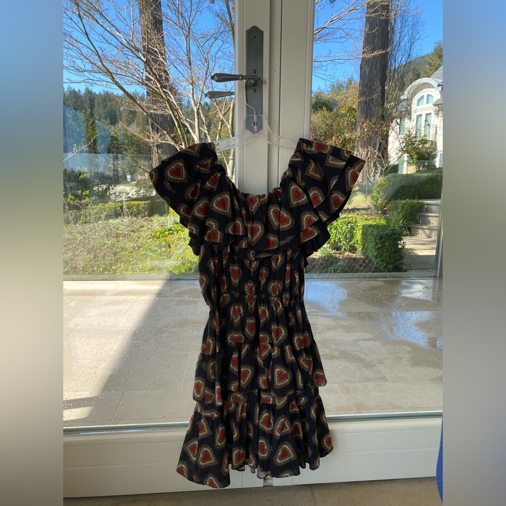 Off the shoulder mini summer dress